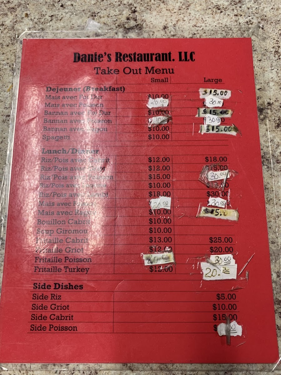 Menu - Danie Restaurant photo 3