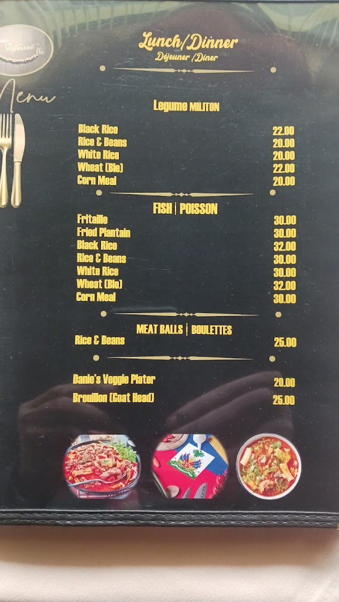 Menu - Danie Restaurant photo 5